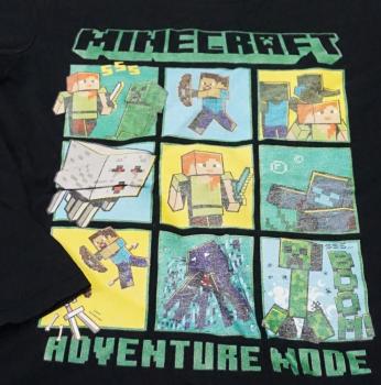 Langarmshirt Gr. 116 von Minecraft (997)